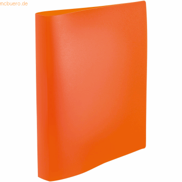 4008705197113 - 3 x HERMA Ringbuch A4 PP 2 Ringe 25mm Neon orange