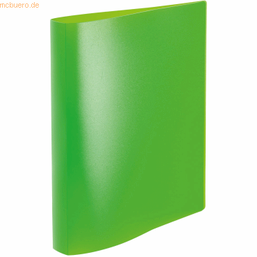 4008705197137 - 3 x HERMA Ringbuch A4 PP 2 Ringe 25mm Neon grün 4008705197137 - 3 x HERMA Ringbuch A4 PP 2 Ringe 25mm Neon grün