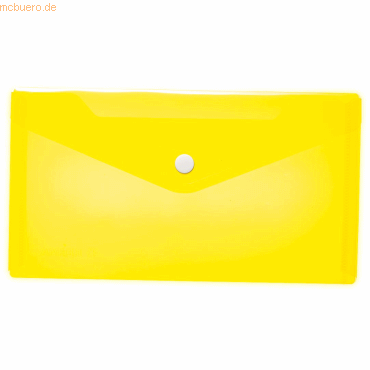 4008705200332 - 5 x HERMA Brieftasche DIN lang PP gelb 4008705200332 - 5 x HERMA Brieftasche DIN lang PP gelb