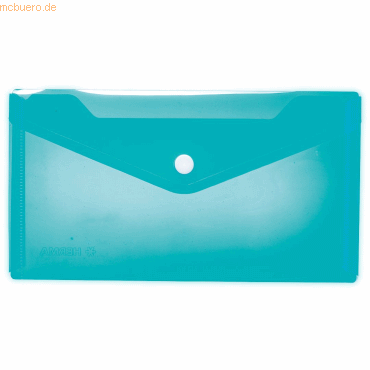 4008705200400 - 5 x HERMA Brieftasche DIN lang PP hellblau 4008705200400 - 5 x HERMA Brieftasche DIN lang PP hellblau