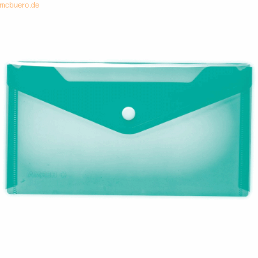 4008705200417 - 5 x HERMA Brieftasche DIN lang PP türkis