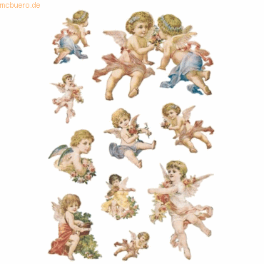 4008705033381 - 10 x HERMA Schmucketiketten Decor Nostalgische Engel beglimmert VE=2 B 4008705033381 - 10 x HERMA Schmucketiketten Decor Nostalgische Engel beglimmert VE=2 B
