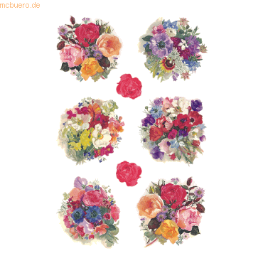4008705035040 - 10 x HERMA Schmucketiketten Decor Blumenschmuck VE=3 Blatt