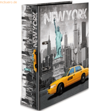 Herma Motivordner A4 70mm 'New York'