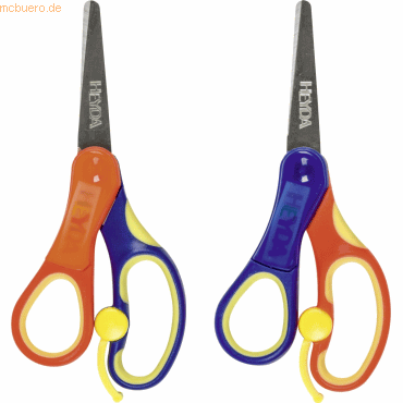 4005329117411 - 12 x Kinderschere SoftTouchplus Linkshänder rund farbig sortiert 4005329117411 - 12 x Kinderschere SoftTouchplus Linkshänder rund farbig sortiert
