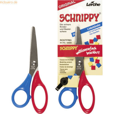 4005329081484 - 12 x Bastelschere 13cm rund Schnippy Linkshänder farbig sortiert 4005329081484 - 12 x Bastelschere 13cm rund Schnippy Linkshänder farbig sortiert