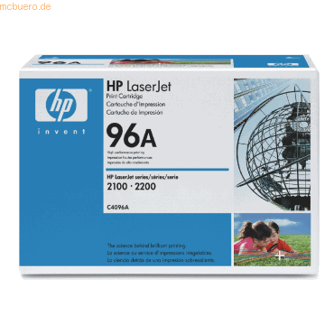 0088698592977 - Toner C4096A (96A) - Schwarz - Kapazität 5000 Seiten (C4096A) 0088698592977 - Toner C4096A (96A) - Schwarz - Kapazität 5000 Seiten (C4096A)