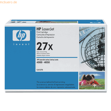 0088698192771 - Hewlett Packard Toner C4127X Schwarz UltraPrecise (ca 10000 Seiten) C4127X 0088698192771 - Hewlett Packard Toner C4127X Schwarz UltraPrecise (ca 10000 Seiten) C4127X
