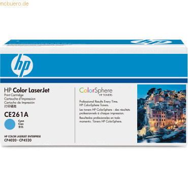 HP Toner HP CE261A cyan