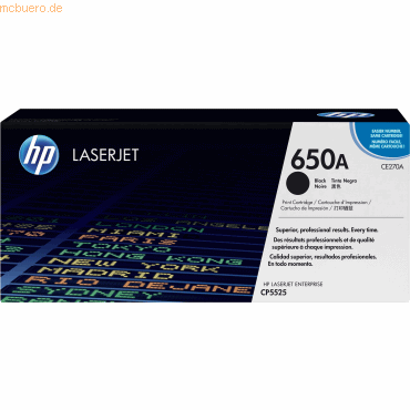 HP Toner Original HP CE270A schwarz