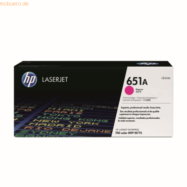 HP Toner Original HP CE343A magenta