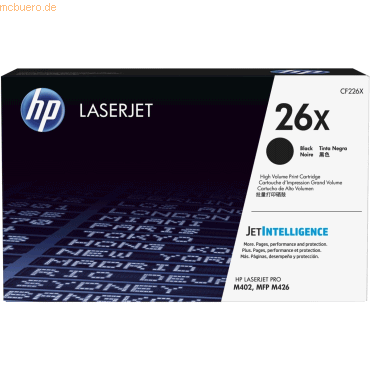 HP Toner HP 26X schwarz