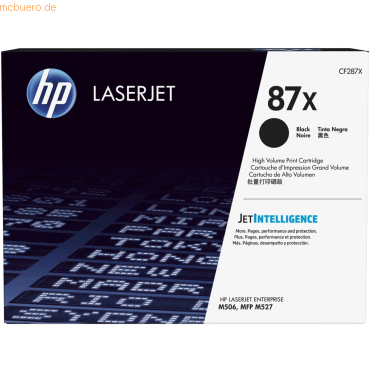 HP Toner HP 87X CF287X schwarz