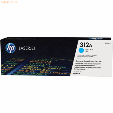 HP Toner HP CF381A cyan