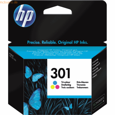 HP Tintenpatrone HP Nr. 301 CH562EE 3-farbig