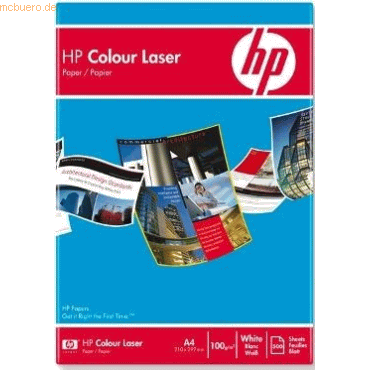 5 x HP Farbkopierpapier Colour Laser A4 100g/qm weiß VE=500 Blatt