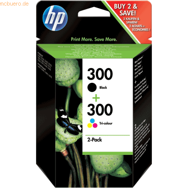 HP Tintenpatrone HP Nr. 300 CN637EE schwarz+farbig