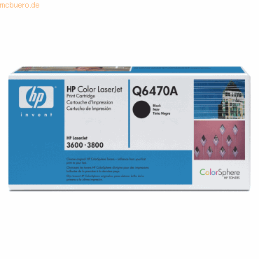 HP Toner HP Q6470A schwarz