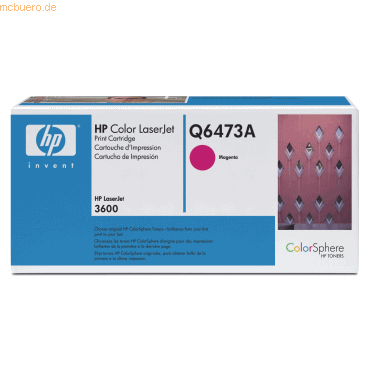 0829160703077 - Q6473A Hewlett Packard Toner Q 6473 A magenta Q6473A 0829160703077