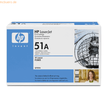 HP Toner HP Q7551A schwarz