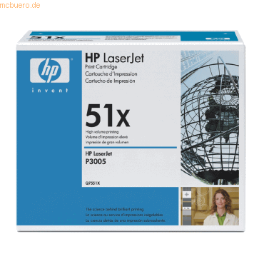 0882780389069 - HP Original 51X Toner schwarz hohe Kapazität 13000 Seiten (Q7551X) 0882780389069 - HP Original 51X Toner schwarz hohe Kapazität 13000 Seiten (Q7551X)