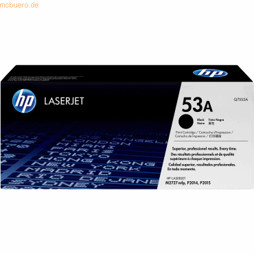 HP Toner HP Q7553A schwarz