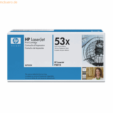 HP Toner HP Q7553X schwarz