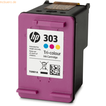 HP Tintendruckkopf HP 303 cyan/gelb/magenta