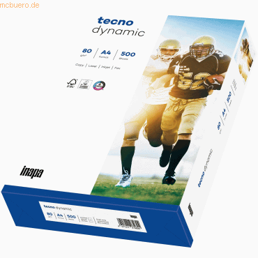 Tecno Multifunktionspapier Tecno Dynamic A4 2-fach gelocht 80g/qm weiß
