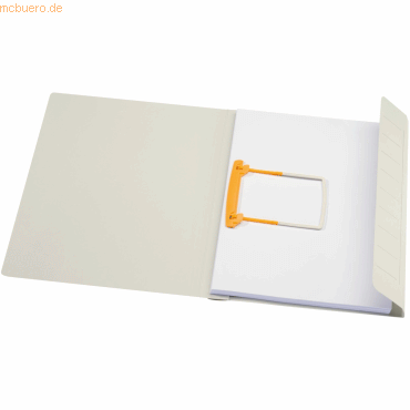 8713739103158 - 5 x Kartonhefter Secolor Clipmappe A4 grau VE=10 Stück