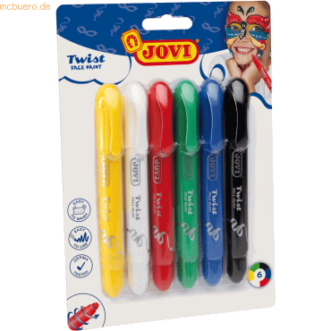 8412027028530 - Twist FACE PAINT 6er Blister farbig sortiert 8412027028530 Jovi