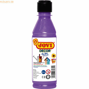 8412027024464 - DECOR ACRYL Mehrzweckfarben 250 ml Flasche violett Acrylmalfarbe 8412027024464 Jovi