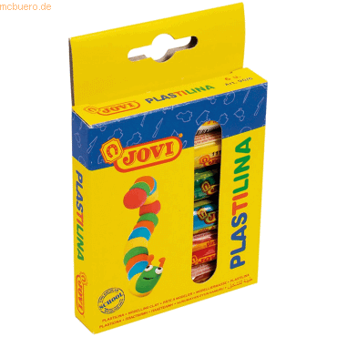 8412027001014 - Knete PLASTILINA farbsortiert 6 Farben je 8412027001014 JOVI 6 Stück 8412027001014 - Knete PLASTILINA farbsortiert 6 Farben je 8412027001014 JOVI 6 Stück