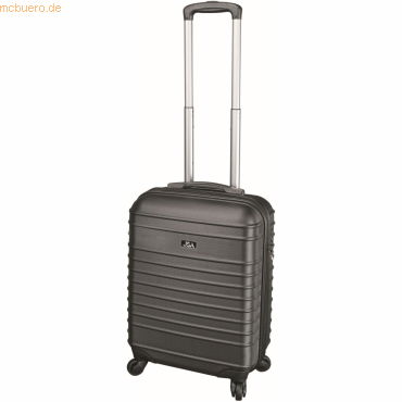 JSA Reisetrolley 55cm ABS-Kunststoff 40l schwarz