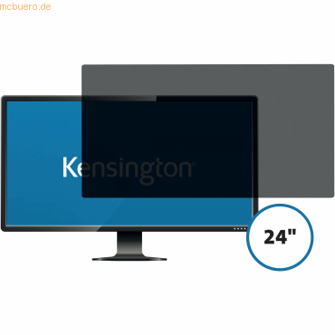 Kensington Blickschutzfilter Standard 24 Zoll 16:9 2-fach abnehmbar sc