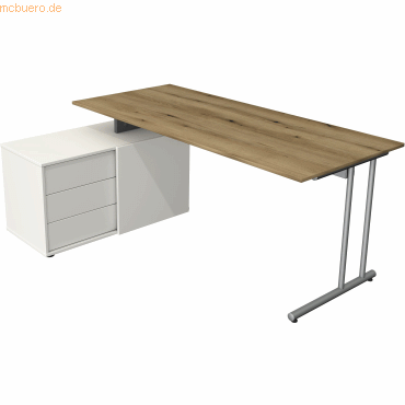 4044917444485 - Komplettarbeitsplatz start up mit Schreibtisch und Sideboard