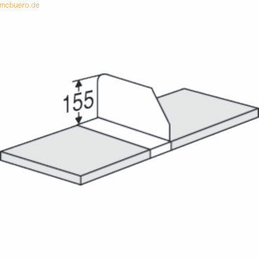 4044917002203 - Fachteiler verschiebbar für Bibliotheks-Regal libra Tiefe 25c 4044917002203 - Fachteiler verschiebbar für Bibliotheks-Regal libra Tiefe 25c