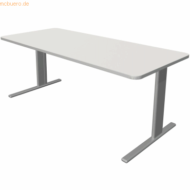 4044917438231 - Schreibtisch Unic BxTxH 180x80x75cm weiß 4044917438231 - Schreibtisch Unic BxTxH 180x80x75cm weiß
