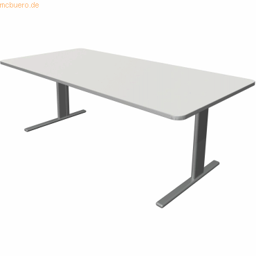4044917438262 - Schreibtisch Unic BxTxH 200x100x75cm weiß 4044917438262 - Schreibtisch Unic BxTxH 200x100x75cm weiß