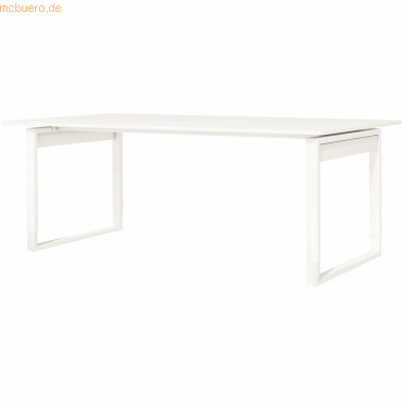 4044917428805 - Schreibtisch Fresh BxT 200x100cm höhenverstellbar weiß 4044917428805 - Schreibtisch Fresh BxT 200x100cm höhenverstellbar weiß