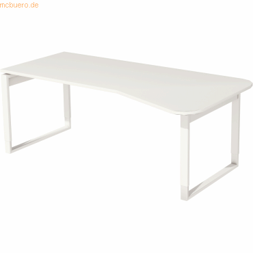 4044917429598 - Freiformtisch Fresh BxT 195x80 100cm höhenverstellbar weiß 4044917429598 - Freiformtisch Fresh BxT 195x80 100cm höhenverstellbar weiß
