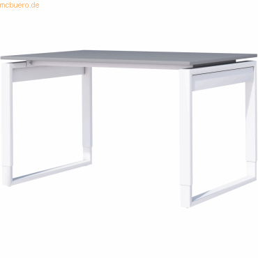 4044917429611 - Schreibtisch Fresh BxT 120x80cm höhenverstellbar grafit