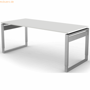 4044917433106 - Schreibtisch StageOne Form 5 BxT 180x80cm weiß 4044917433106 - Schreibtisch StageOne Form 5 BxT 180x80cm weiß