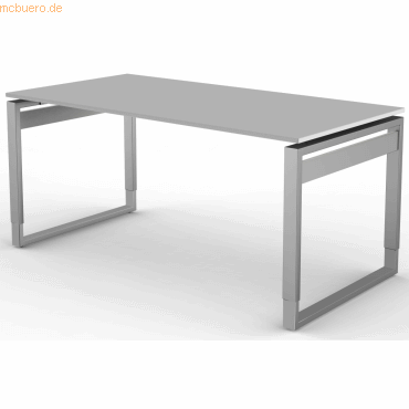 4044917433151 - Schreibtisch StageOne Form 5 BxT 160x80cm lichtgrau 4044917433151 - Schreibtisch StageOne Form 5 BxT 160x80cm lichtgrau