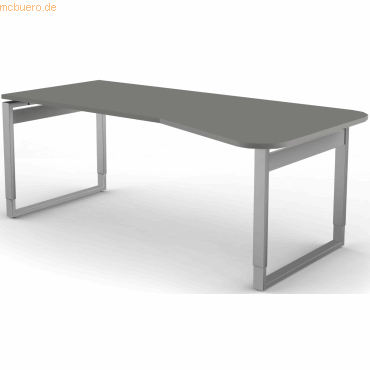 4044917433236 - Freiformtisch StageOne Form 5 BxT 195x80 100cm grafit