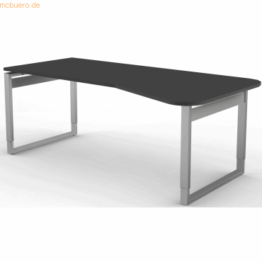 4044917433298 - Freiformtisch StageOne Form 5 BxT 195x80 100cm anthrazit 4044917433298 - Freiformtisch StageOne Form 5 BxT 195x80 100cm anthrazit