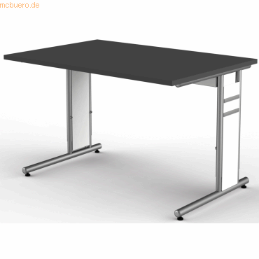 4044917431317 - Schreibtisch StageOne Form 4 BxT120x80cm anthrazit 4044917431317 - Schreibtisch StageOne Form 4 BxT120x80cm anthrazit