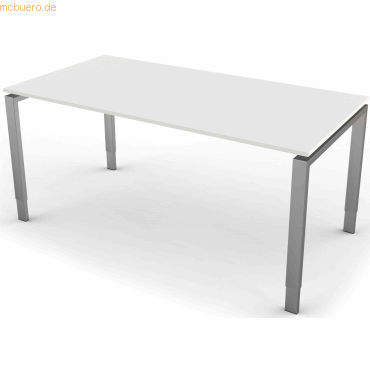 4044917432208 - Schreibtisch StageOne Form 5 BxT 160x80cm weiß 4044917432208 - Schreibtisch StageOne Form 5 BxT 160x80cm weiß