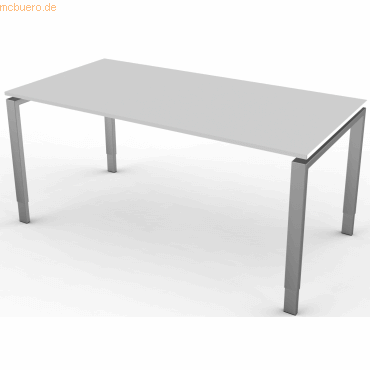 4044917432246 - Schreibtisch StageOne Form 5 BxT 160x80cm lichtgrau 4044917432246 - Schreibtisch StageOne Form 5 BxT 160x80cm lichtgrau