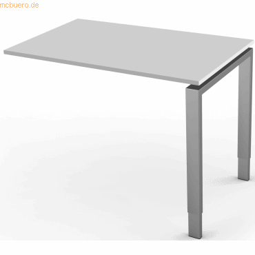 4044917432260 - Anbautisch StageOne Form 5 BxT 100x60cm lichtgrau